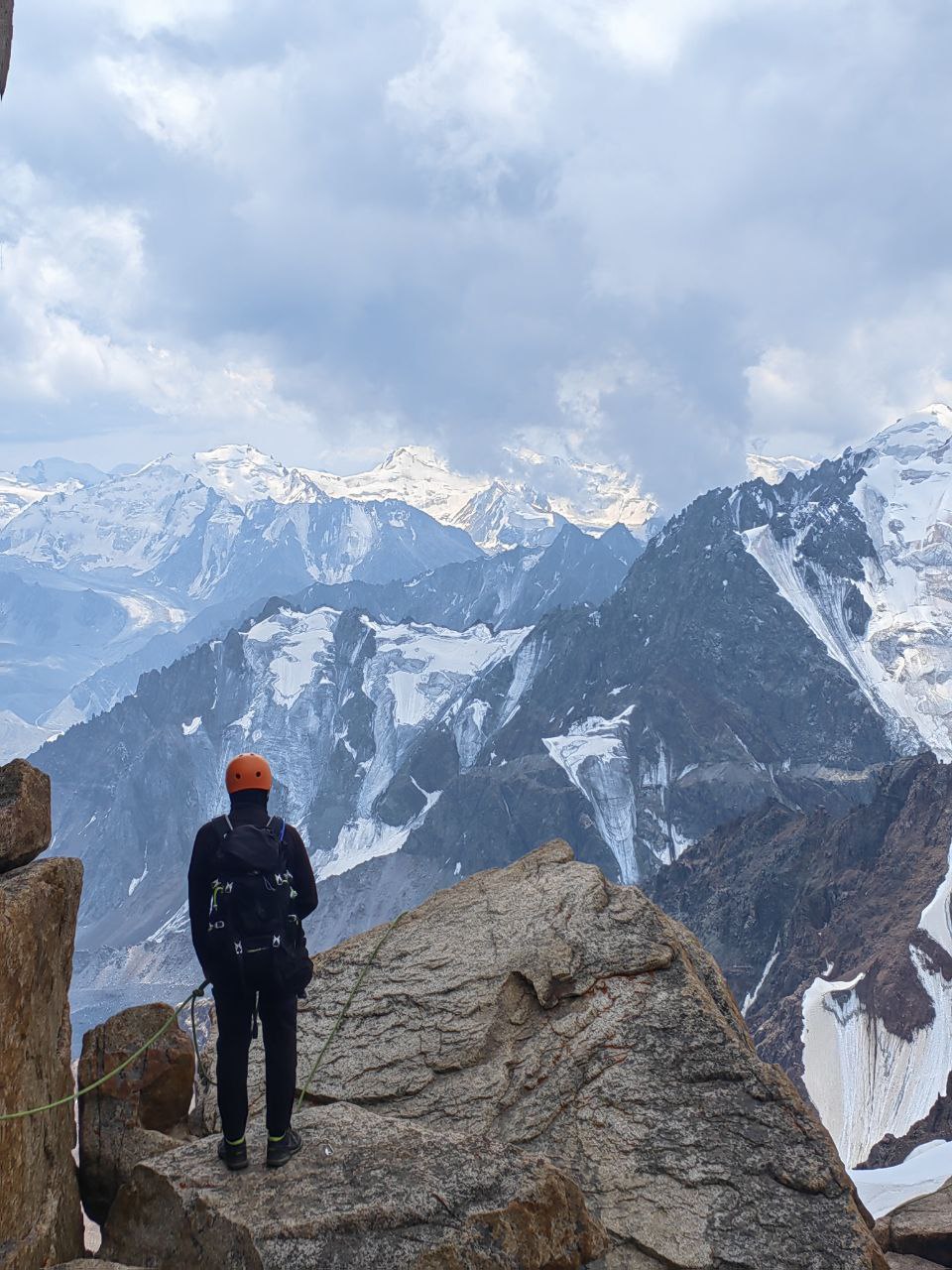 Скальный маршрут на пик Комсомол